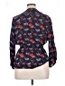 Tucker Floral Black 3/4 Sleeve Blouse Size XL - photo 2