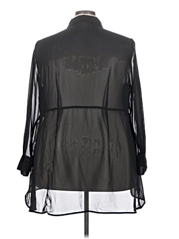 Bar III 3/4 Sleeve Blouse (view 2)