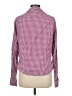 Oxford Checkered-gingham Pink Long Sleeve Blouse Size M - photo 2