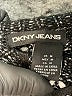 DKNY Jeans Houndstooth Black Pullover Sweater Size M - photo 7