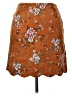 Chance Floral Brown Casual Skirt Size XL - photo 1