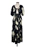 Malai Floral Black Casual Dress Size S - photo 2