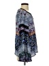 BILA 100% Rayon Blue Long Sleeve Blouse Size S - photo 4