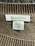 Garnet Hill 100% Wool Hearts Brown Wool Pullover Sweater Size XS - photo 7