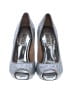 Badgley Mischka Silver Heels Size 6 - photo 2