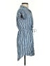 Japna Blue Short Sleeve Button-Down Shirt Size S - photo 4