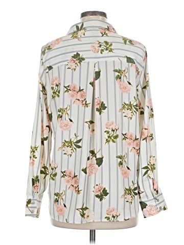 Rose + Olive Long Sleeve Blouse (view 2)