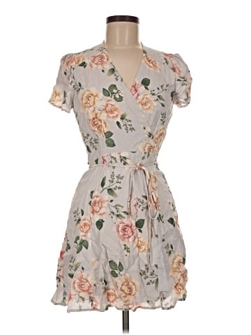 Olivaceous Casual Dress (view 1)