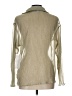 Almost Famous 100% Polyester Metallic Tan Long Sleeve Blouse Size L - photo 2