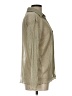 Almost Famous 100% Polyester Metallic Tan Long Sleeve Blouse Size L - photo 4