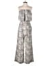 Tyche Metallic Silver Jumpsuit Size S - photo 1