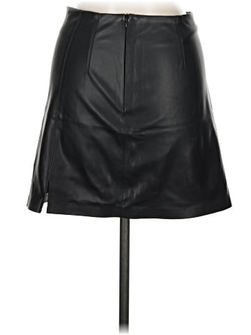 Topshop Faux Leather Skirt (view 2)