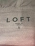 Ann Taylor LOFT 100% Cotton Blue Pullover Hoodie Size S - photo 7