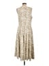Peruvian Connection Aztec Or Tribal Print Ivory Tan Cocktail Dress Size L - photo 2