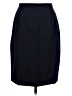 Classiques 100% Acetate Solid Blue Formal Skirt Size 12 - photo 1