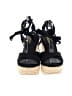 Lulus Black Wedges Size 7 1/2 - photo 2