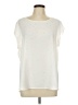 Chico's 100% Polyester Stars Ivory Short Sleeve Blouse Size L - photo 1