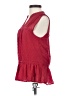 Mi ami 100% Polyester Red Sleeveless Blouse Size XS - photo 5