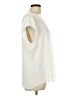 Chico's 100% Polyester Stars Ivory Short Sleeve Blouse Size L - photo 4