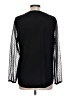 Black Label by Evan Picone Black Long Sleeve Blouse Size L - photo 2