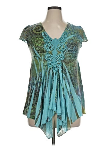 Apt. 9 Short Sleeve Blouse (view 1)