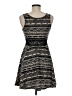 Bailey Blue Chevron-herringbone Black Cocktail Dress Size M - photo 2