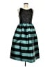 Leifsdottir Teal Cocktail Dress Size 6 - photo 1