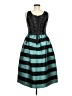 Leifsdottir Teal Cocktail Dress Size 6 - photo 2
