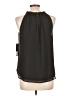 DAILYLOOK 100% Polyester Black Sleeveless Blouse Size L - photo 2