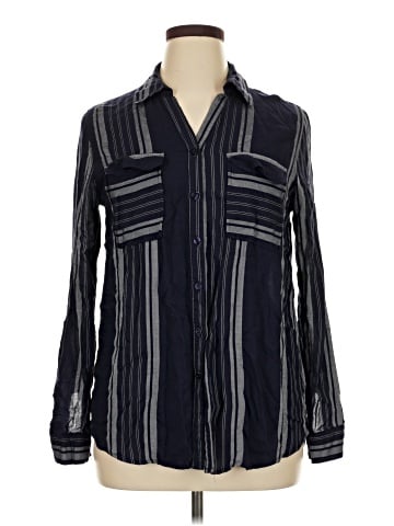 Blu Pepper Long Sleeve Button-Down Shirt (view 1)