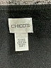 Chico's Solid Black Casual Dress Size Med (1) - photo 7