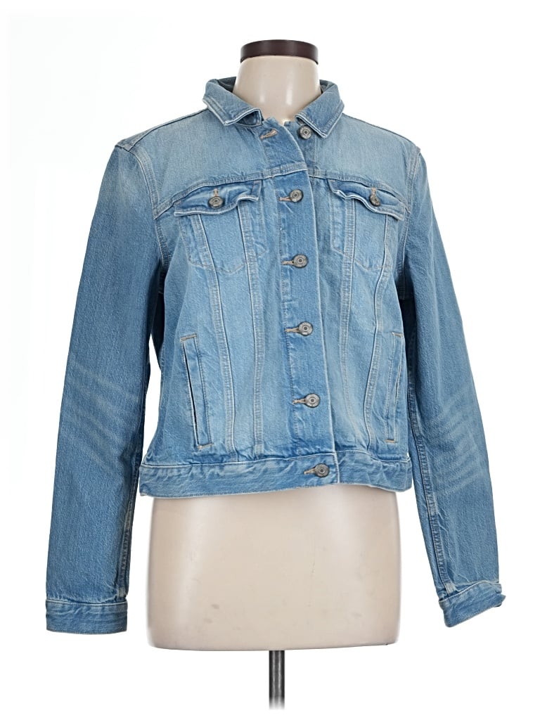 Ann Taylor Loft Denim Jacket In Blue