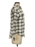 Japna 100% Cotton Plaid Gray Long Sleeve Button-Down Shirt Size S - photo 4