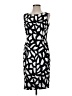 Jones Studio Graphic Black Cocktail Dress Size 4 - photo 1