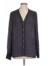 Vince. Polka Dots Gray Long Sleeve Blouse Size L - photo 1