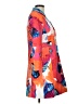 Trina Turk Print Orange Red Coat Size 6 - photo 4
