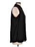 Trouve 100% Polyester Black Sleeveless Blouse Size L - photo 4