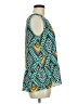 Buddy Love Teal Sleeveless Blouse Size M - photo 4