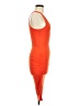 Venus Solid Orange Cocktail Dress Size M - photo 4