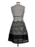 Lela Rose 100% Polyester Graphic Gray Cocktail Dress Size 10 - photo 2