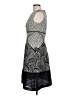 Lela Rose 100% Polyester Graphic Gray Cocktail Dress Size 10 - photo 5