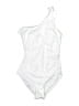 Holipick Solid White One Piece Swimsuit Size XL - photo 1