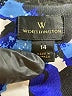 Worthington Graphic Black Cocktail Dress Size 14 - photo 7