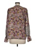 Allison Joy 100% Polyester Paisley Gray Long Sleeve Blouse Size M - photo 2