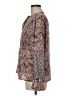 Allison Joy 100% Polyester Paisley Gray Long Sleeve Blouse Size M - photo 5