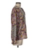 Allison Joy 100% Polyester Paisley Gray Long Sleeve Blouse Size M - photo 4