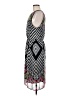 Glam 100% Polyester Graphic Gray Cocktail Dress Size M - photo 5