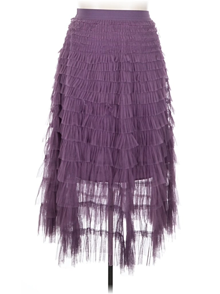 Pre-owned Unbranded Casual Skirt In Purple