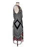 Glam 100% Polyester Graphic Gray Cocktail Dress Size M - photo 4