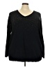 The Limited Stars Black Pullover Sweater Size 22 - photo 1